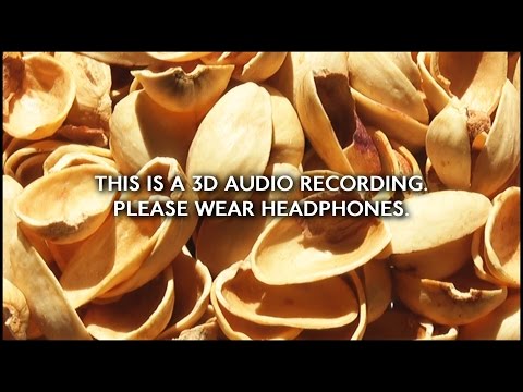 123. 3D Pistachio Shells & Plastic Bag (3D Binaural - Wear Headphones) - SOUNDsculptures - ASMR