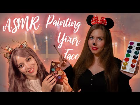 [ASMR] RP Painting Your Face As🦄 For Halloween 🎃| Collab With K'rods ASMR 😍