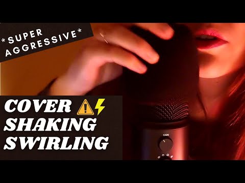 ASMR - Extremely FAST MIC COVER PUMPING, SHAKING, SWIRLING, , Rubbing and SCRATCHING🤤
