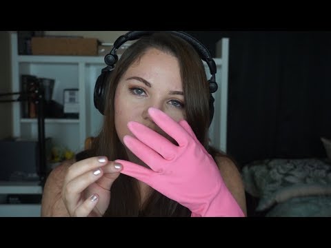 [ASMR] - Dry to Soapy/Slimy Rubber Gloves