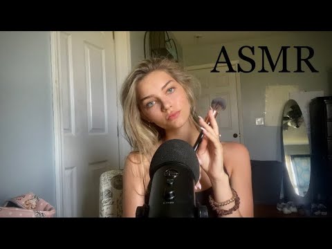~Over-Explaining My Makeup Routine (somewhat chaotic, whispers, soft-speaking, tapping)~ | ASMR