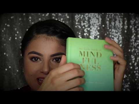 ASMR Mindful Monday #12: Whispered Reading, Page Flipping, Mouth Sounds, Tapping | Amy Ali ASMR