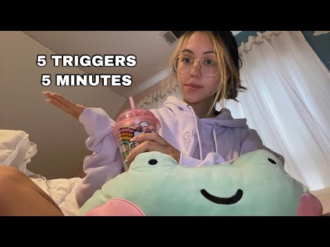 ASMR | 5 Triggers in 5 Minutes (no talking)
