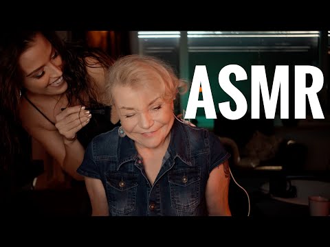 ASMR with my Mom 🥰 First Time! Her Reaction 🤩