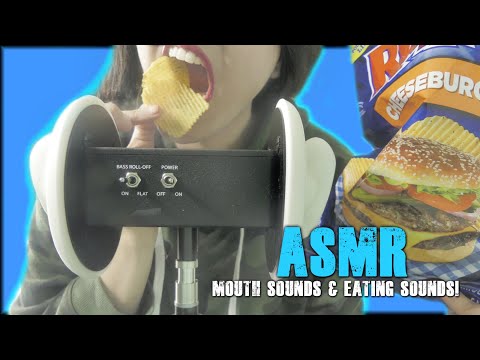 ASMR Eating & ♡LOTS OF Mouth Sounds ⭐️(3DIO BINAURAL) EAR TO EAR! 💗