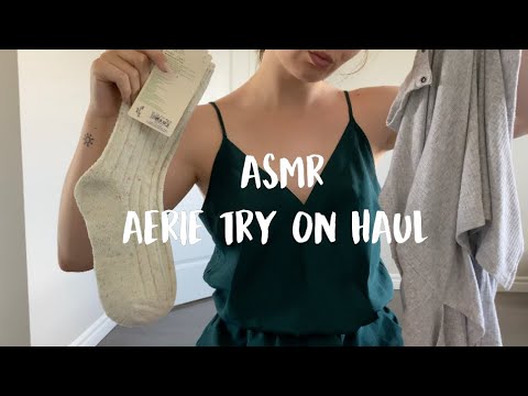 ASMR | AERIE TRY ON HAUL