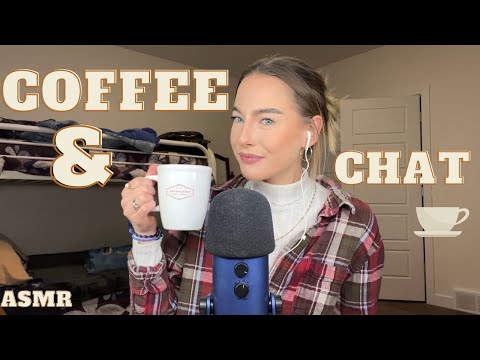 ASMR ✨ coffee & chat IV ☕️ I got caught in another snow storm (100% whispered)