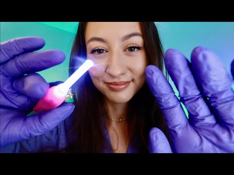 ASMR Relaxing Face Exam & Skin Assessment | Up Close Face Touching, Face Measuring & Skincare