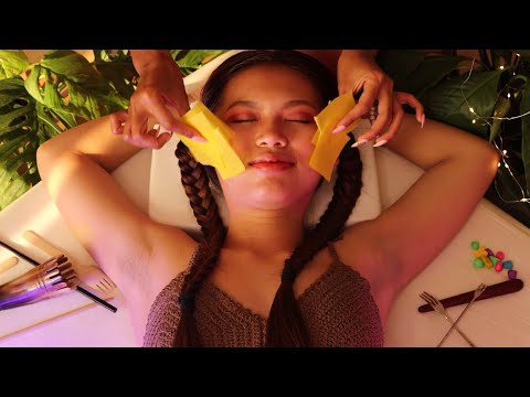 ASMR Underarm Massage Whispers and Tingles with Joyce!😴🥰