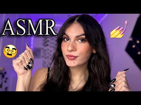 💅 Asmr con uñas LARGAS para RELAJARTE | Asmr español