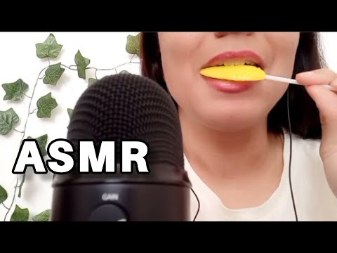 asmr ♡ Super sensitive lollipop eating sounds 🍭 | No talking | more relaxing | Fast & aggressive ✨️🌙