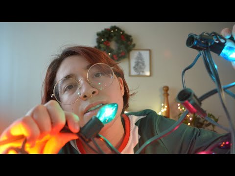 ASMR You Are My Christmas Tree (decorating, tapping & personal attention)