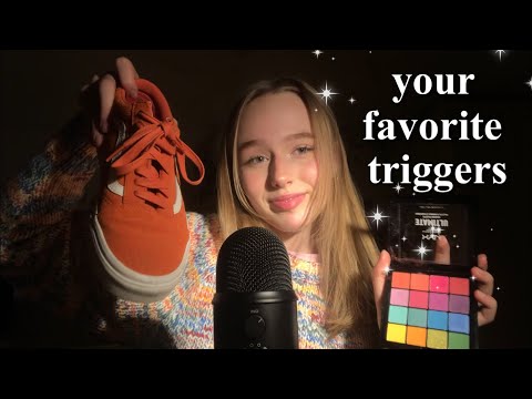 ASMR your favorite triggers pt. 2 | tapping on glass, shoe, camera/mic brushing & personal attention