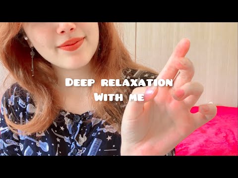 ASMR Relaxing / Would you like me to caress you?caressing , kissing