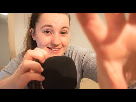 asmr tingly head massage with mic scratching