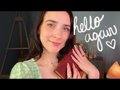 ASMR Gentle Tapping and Chatting 💕 Hello Again!