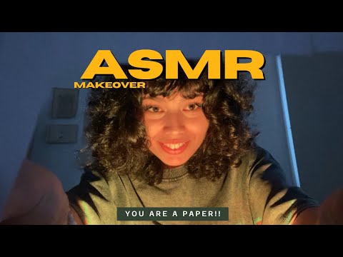 ASMR Tracing & Drawing On Your Paper Face!!! (Layered Sounds)