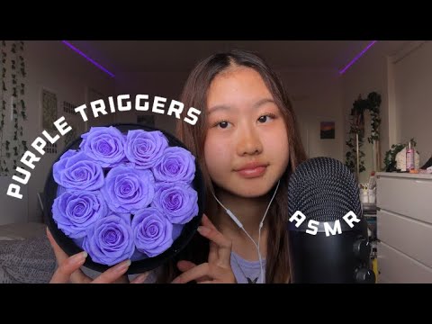 ASMR purple triggers 💜