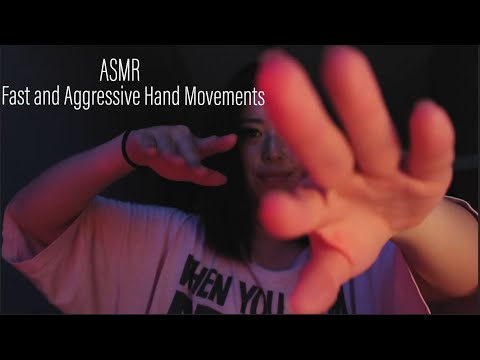 FAST AND AGGRESSIVE ASMR | Super Sleepy Up-Close Hand Movements