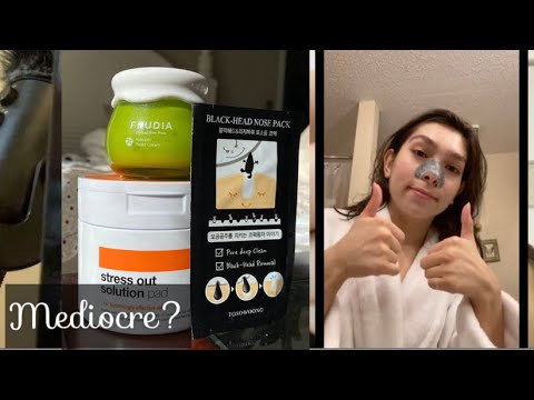 ASMR Reviewing Korean skincare (yesstyle) + my acne-prone skin