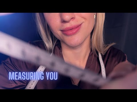 ASMR | Measuring you, Tracing your Face 😴 - For deep Relaxation and Tingles