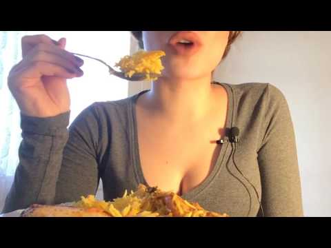 Kubba, Rice, Potato, Salad, Walkers Crisps + Advice on Negativity (ASMR Eating Sounds)
