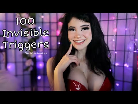 ASMR 100 INVISIBLE TRIGGERS in 10 MINUTES 😴💫