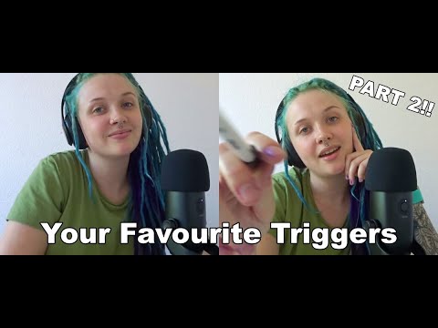 ASMR Tingly Whispers 💛 Your Favourite Trigger Words ✨ And Face Tracing PART 2 🤩