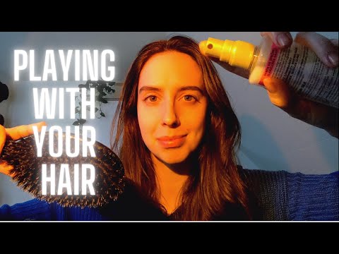 ASMR | Role-play Hair salon | Personal attention | Hair play & Brushing | Crispy & Oil Sounds