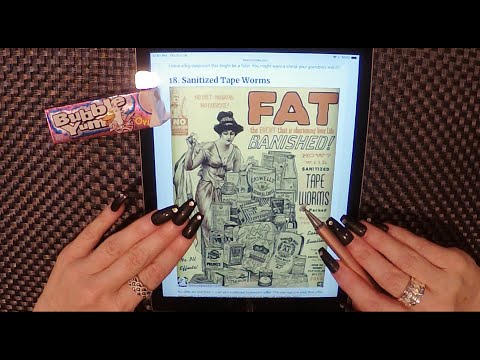 ASMR Gum Chewing Ipad Video | Fascinating Vintage Items That No Longer Exist | Tingly Whisper