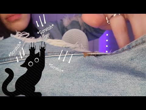Asmr: Fabric Scratching 💜 Fast & Aggressive/ Background sounds