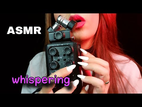 |ASMR|inaudible whispering sensitive mouth sounds and hand movement for relaxing