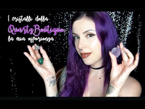 #ASMR I cristalli della QuartzBoutique: la mia esperienza (NO MUSIC)