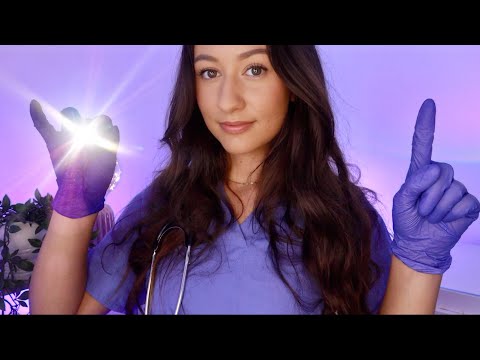 ASMR Extremely RELAXING Medical Exam for Sleep 😴 Eye Exam, Ear Exam & Personal Attention