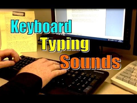 Keyboard typing Sounds - ASMR