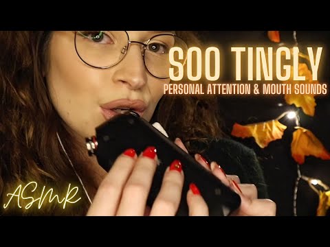 [TASCAM ASMR] UP CLOSE WET MOUTH SOUNDS - STICKY KISSES + FLUTTERS + PERSONAL ATTENTION