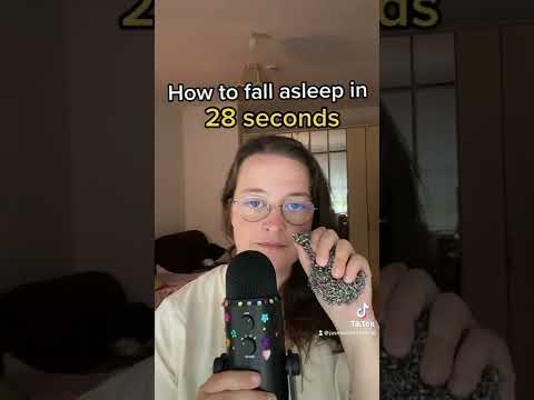 How to fall asleep in 28 seconds 😴 #shorts #shortsvideo #asmr