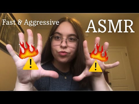 Fast & Aggressive Scratchy Tapping ASMR (Quick ASMR) Lofi