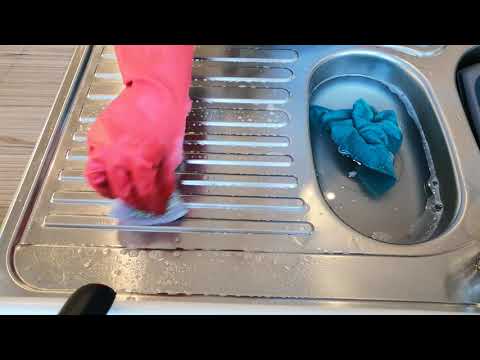 ASMR - Household Cleaning The Sink No Talking