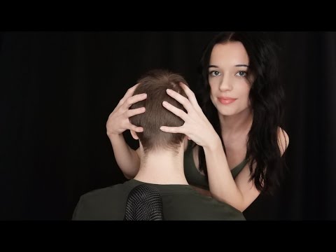 ASMR | Giving my boyfriend a head massage