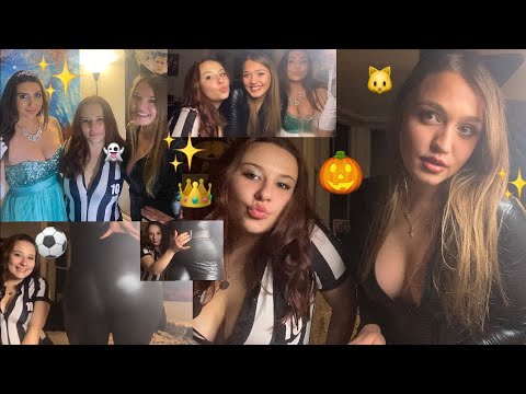 ASMR Halloween Special ( Costume Showing, Shots, Chat )
