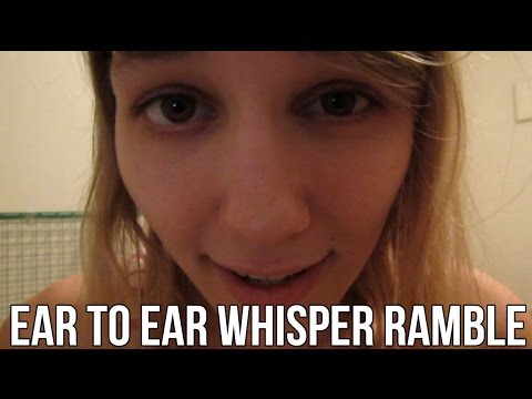 [BINAURAL ASMR] Ear-to-Ear Whisper Ramble (with some sk and left/right/top side)