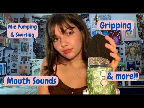 ASMR | Unpredictable Fast & Aggressive Triggers | Mouth Sounds, Hand Sounds, Mic Pumping & Swirling