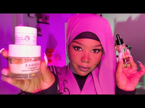 ASMR | Doing Your Skincare (ft. Dossier) (Personal Attention, Layered Sounds)