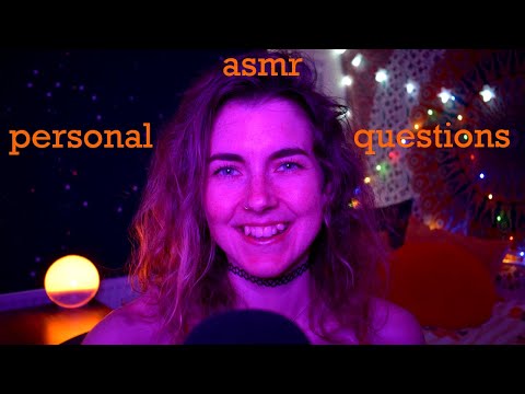 🧡 ASMR: Asking you 100 Personal Questions (whispering, hand movements, typing) 🧡