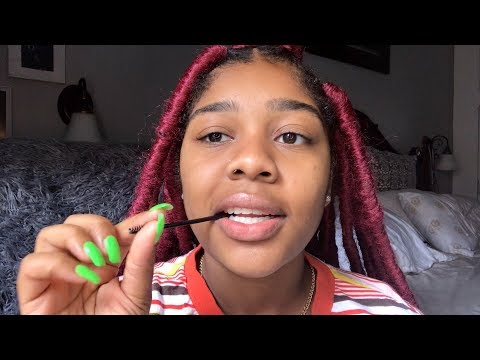 ASMR- Eyebrow Spoolie Nibbling + Mouth Sounds 😴(ADDITIONAL TRIGGERS)