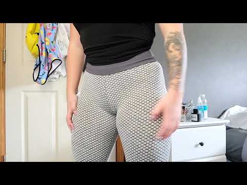 ASMR - Alphalete Amplify Leggings Review & Try On - Lo-Fi, Fabric Sounds,  Unboxing, Whispers