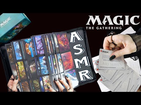 Fall asleep while I organize Magic: The Gathering Art Cards *ASMR