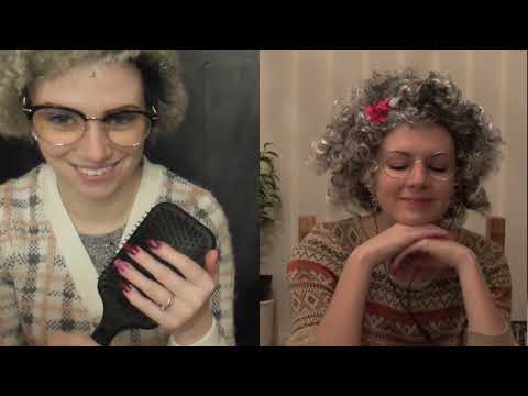 ASMR Collaboration|Black Country Granny & Southern Granny (ASMR ATTACK) Try ASMR On Eachother