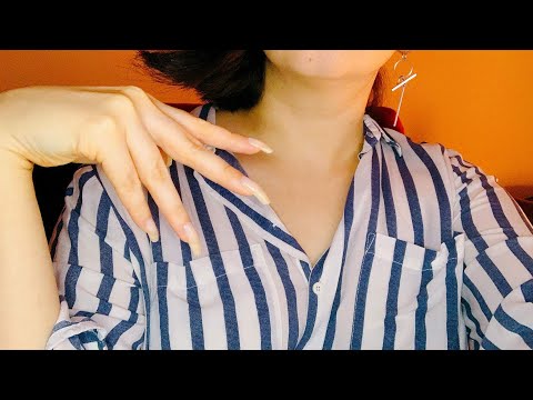 ASMR: SLOWER TRIGGERS FOR SLEEP 😴 TAPPING SHIRT SCRATCHING ꒰ ᵕ༚ᵕ꒱ ˖°